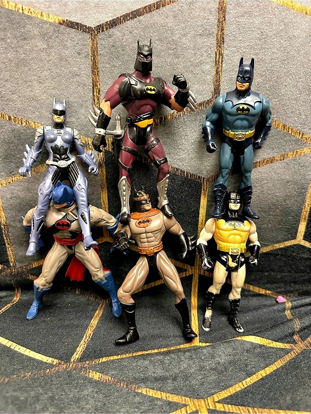 Kenner Batman Total Justice Fractal Armor Batman Action Figure Action Figure Set